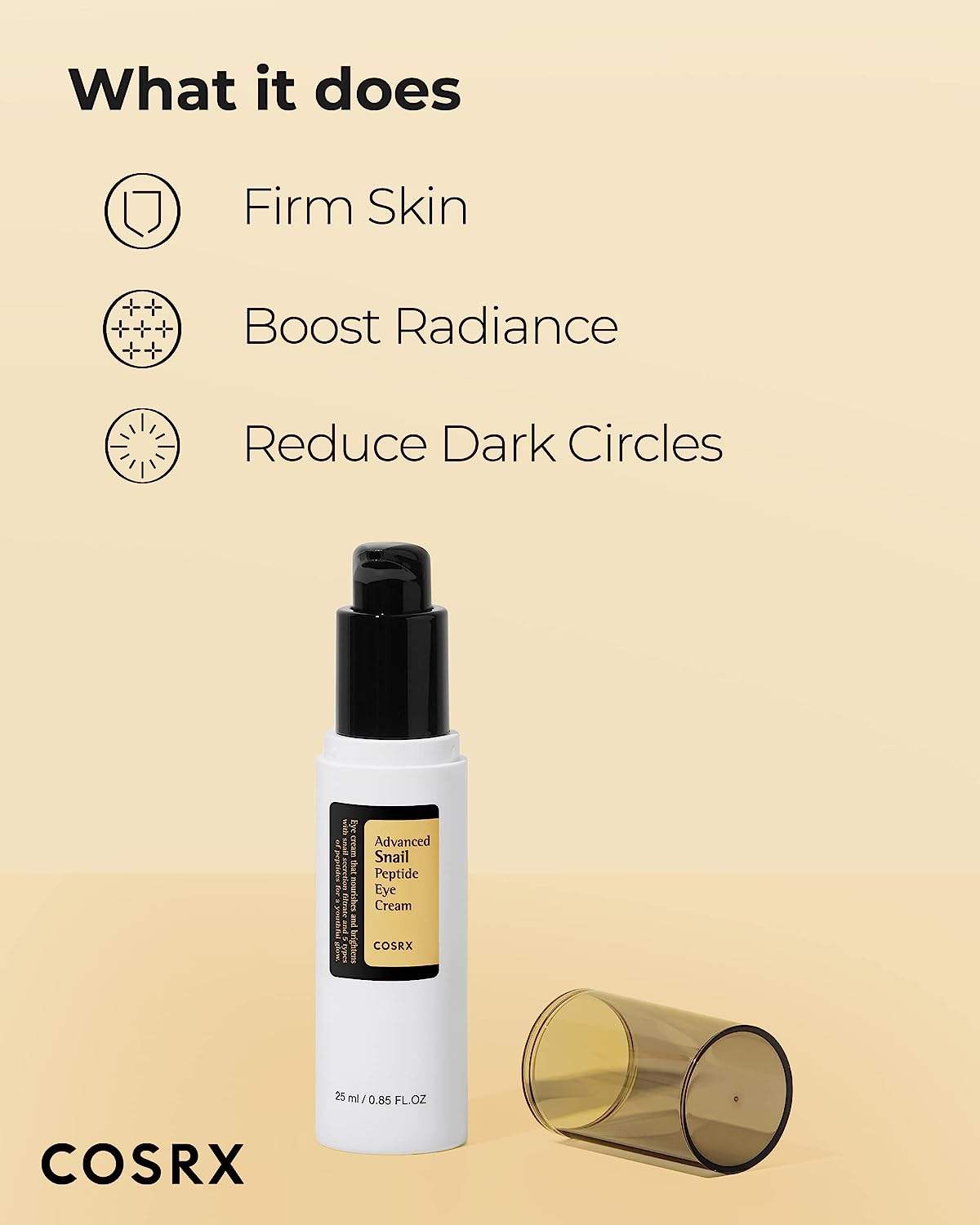 Advanced Snail Peptide Eye Cream 25ml - Made in Korea Snail Peptide Eye Cream