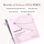 Medicube Salmon pink Sheet Mask Overnight Face Mask Glass Glow Hydrating Firming Moisturizing Anti-Aging All Skin Types 28g 4ea