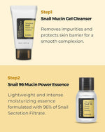 All Snail Kit Hydrating Serum Cream Cleanser and Eye Care From Korea Korean Skin Care Cosmetics Wholesale for Face