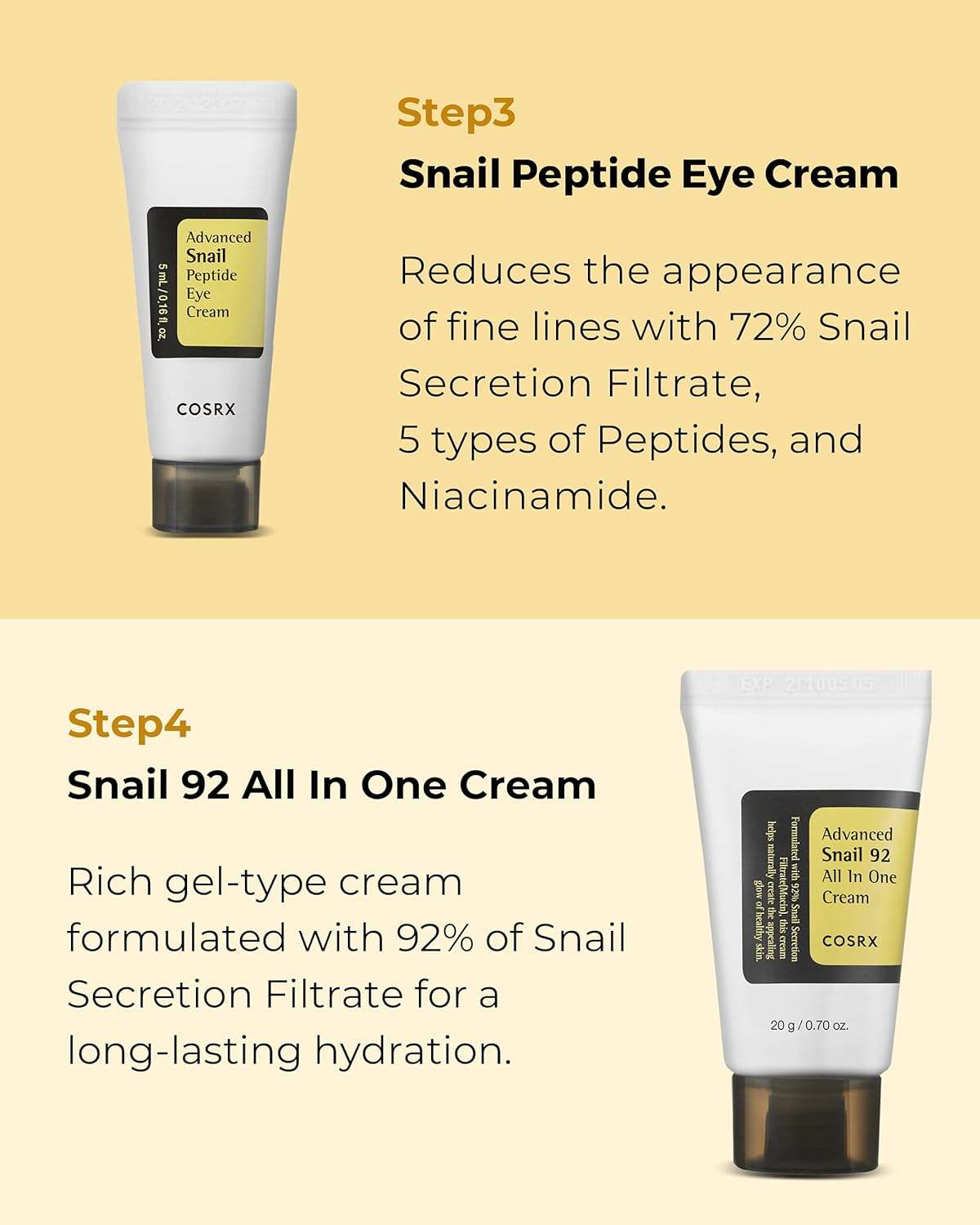 All Snail Kit Hydrating Serum Cream Cleanser and Eye Care From Korea Korean Skin Care Cosmetics Wholesale for Face