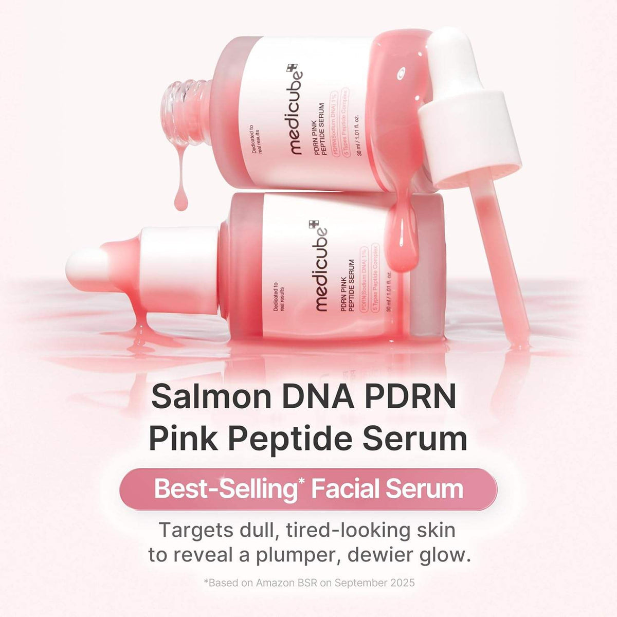 For Salmon DNA PDRN Pink Peptide Niacinamide Hydrating Moisturizing Firming Serum for Face 100mL