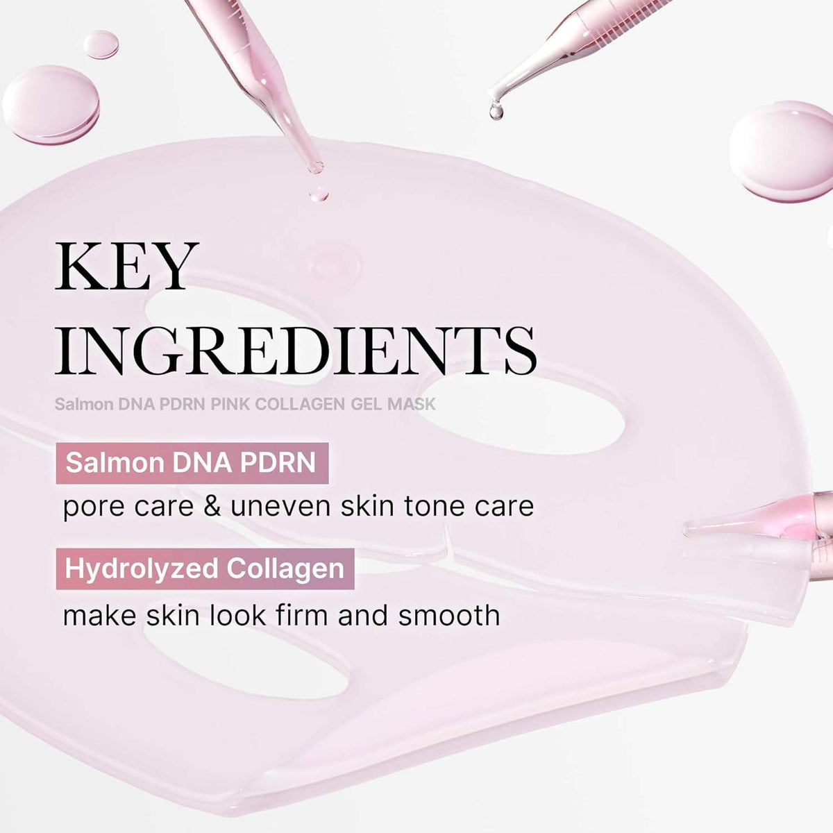 Medicube Salmon pink Sheet Mask Overnight Face Mask Glass Glow Hydrating Firming Moisturizing Anti-Aging All Skin Types 28g 4ea