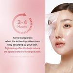 Medicube Salmon pink Sheet Mask Overnight Face Mask Glass Glow Hydrating Firming Moisturizing Anti-Aging All Skin Types 28g 4ea